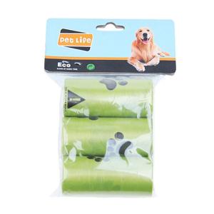 China 100% GMO Free Renewable Cornstarch Dog Poop Bags Flat Top Leak Proof factory