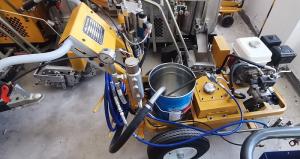 China High Pressure Airless Spraying Parking Lot Line Sprayer 6L/Min factory