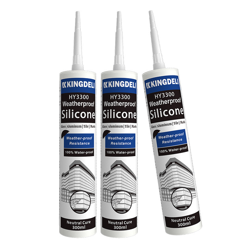 China Clear Weatherproof GP Glass Sealant Silicone Glue For Caulking factory