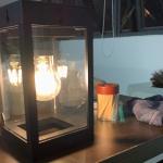 Traditonal Solar Garden Wall Lights 5V 2W Black Outdoor Solar Lanterns