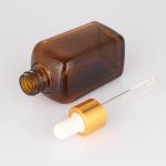 50ml Dropper Empty Serum Container Cosmetic Hair Oil Custom Logo Glass Serum