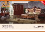 antique luxury classical single bed cherry wood furniture modern contemporary
