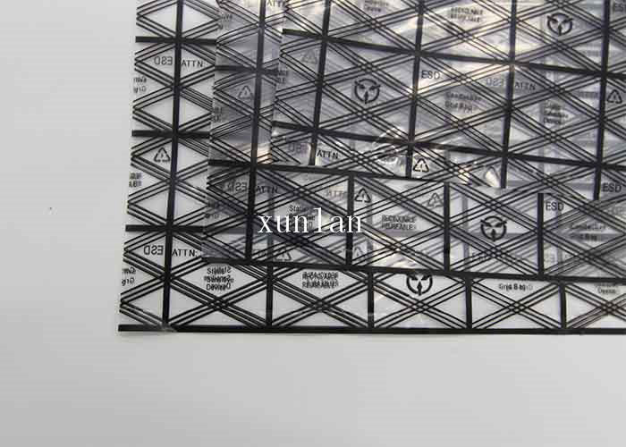 6 * 10 Inch Waterproof Conductive Grid Bags Offset Priting Any Color