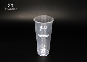 China PP Disposable Plastic Drinking Cups Large Volume For Ice Cream Drinks factory