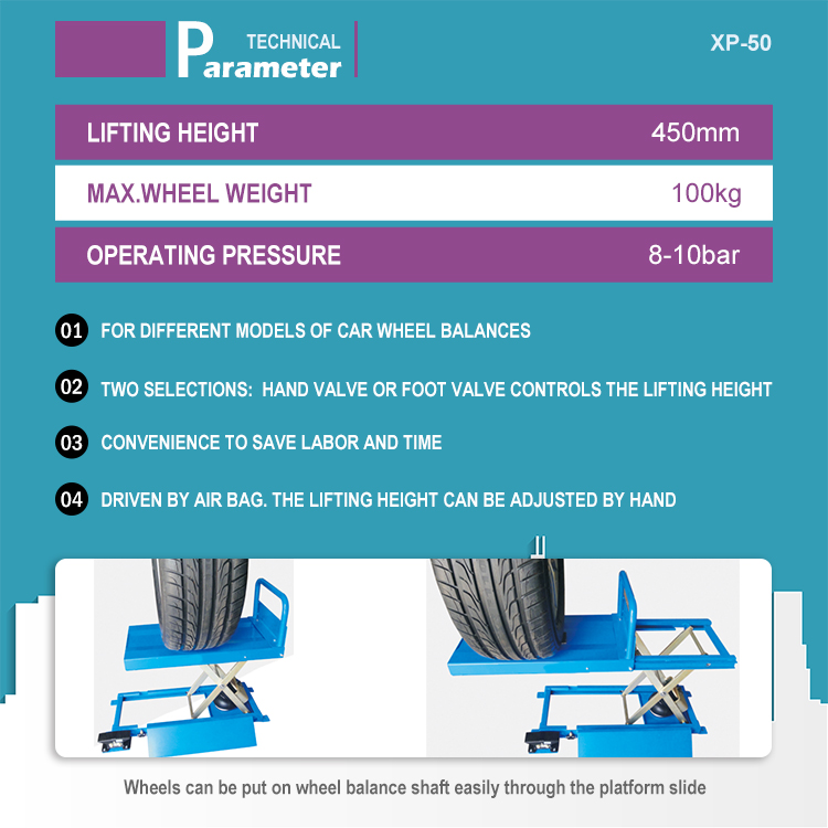 Lifting Equipment Wheel Lift for Wheel Balancer
