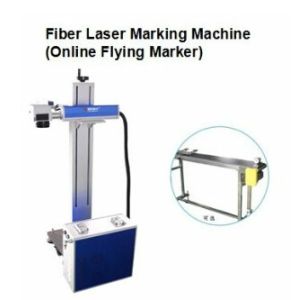 Full Automatically Portable Fiber Laser Marking Machine On Wood , Fruits Fast