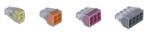 Push-wire Lighting Connectors for Flexible Conductors 5 poles easy access to