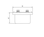 Lamp Fitting For LED Underwater Light ​​GC-U1008