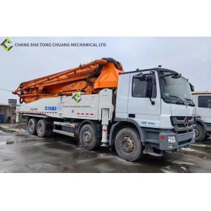 China Zoomlion Heavy Industries Second Hand Concrete Pump Truck Remanufactured 52m on sale