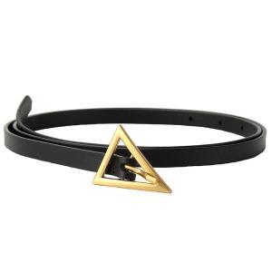 China Zinc Alloy Buckle Leather Belt Slim Triangle 130cm Ladies Multicolor factory