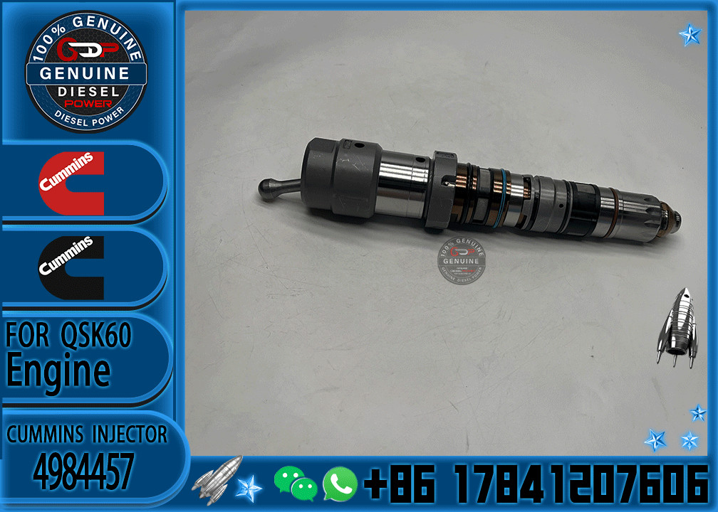 Common Rail Fuel Injector 4984457 4954801 7446RX 4954374 For Cummins Q23 Q60 Engine Injector