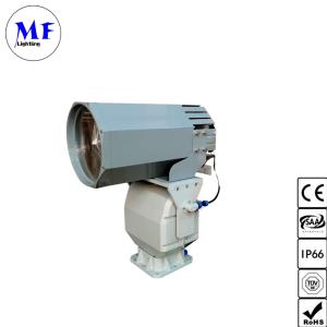 China Marine LED Search Lamp Searchlight Projector 300W-600W 2km 3km For Sea Tower Search Rescue IP66 Boat Vessel Skybeam factory