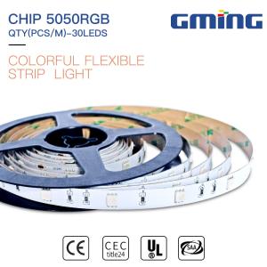 China Cuttable SMD 5050 Rgb Flexible Led Strip , Outdoor Led Strip Light IP20/65/67/68 factory