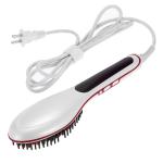 LCD White Hair Straighteners Brush-Hair Style Tools