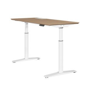 Melamine Board Materials Standing Table Electric Height Adjustable Computer Desk