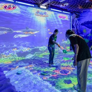 Tidal Pool Simulation AR Beach Interactive Games Different Visual Effects