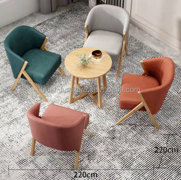 Comfortable Modern Luxury Velvet Soft Sofa Living Room Lounge Solid Wood Lazy Upholstered White Chair for Dining Chair