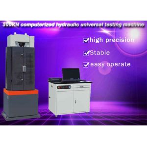 300KN Computerized Servo Hydraulic Universal Testing Machine 600mm Compress