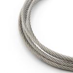 6*19+IWS 5mm 10mm 7x19 Stainless Steel Wire Rope With High Strength