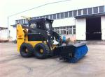 61.2HP Yellow Skid Steer Loader WY60G 850kg Loading 1 Year Warranty