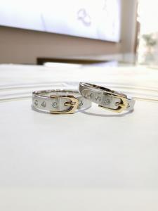 China OEM Men17.5 Women12.5 Matching Promise Rings For Couples factory