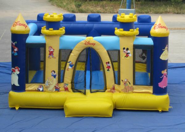 Kids Inflatable Bounce House Disney Princess Cartoon Characters Kid Adult