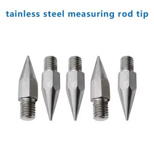 China 33mm Measuring Prism Rod and 5 Pieces of M10 Steel Alloy End Cap with 9.7mm Diameter factory