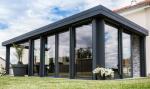 Polygon Roof Molding Glass Sunroom For Double Glazed Greenhouse Aluminum Sunroom