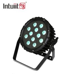 China Outdoor 12 LED RGBWA Good Color Mixing Compact LED par can stage light factory