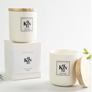 China 500ml Ceramic Candle Jar For Home Decoration factory