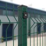 Galvanized Steel Metal Customize Pvc Coated 3d Curved Fence For Garden