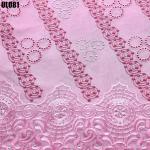 American 100% cotton fabric embroidered fabric soft garment high quality swiss