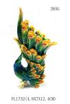 Bird metal trinket box Peacock treasure box metal jewelry box