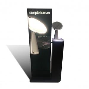 China Multifunctional Cosmetic Stand Display Racks Stable Recyclable factory
