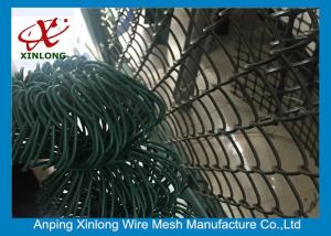 China Ral Colors Vinyl Chain Link Fence Post Easy Assembled For Forest Protecting factory