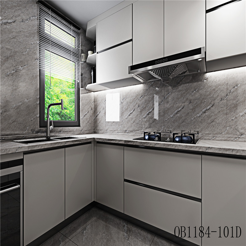 Marble Decorative Pattern Waterproof Oil Proof Wallpaper Self Adhesive Wall Coating for Home Decoration Roll Size 0.6m*10m