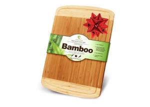 China Kitchen Premium Bamboo Cutting Boards Set Removable With Stand FDA Approved factory