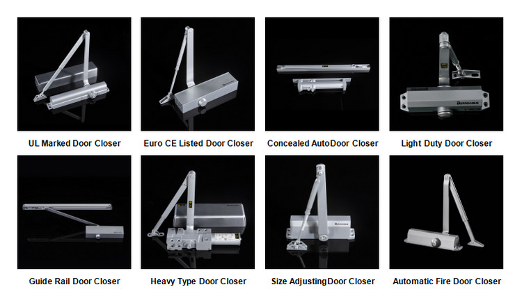 ANSI Grade 1 Back Check Size Adjustable Door Closer Fire Rating for Commercial Doors
