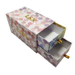 China Lipstick Brush Cosmetic Paper Box Cardboard Storage Boxes With Drawers factory