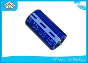 China Pin Type Low ESR Supercapacitor , 400 Farad Capacitor 2.7v 16 x 35mm factory