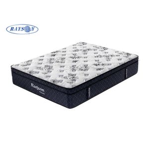 Euro Top Pocket Spring Plush Bed Mattress for Bedroom