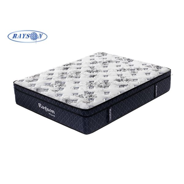 China Euro Top Pocket Spring Plush Bed Mattress for Bedroom factory