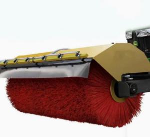 China Crosswind Wire Center Broom Spriral Wound Brush Rotary Power Sweeper Brushes factory