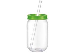 China Single Wall Bpa Free Drinking Water Bottles With Straw550ML Capacity factory