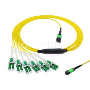 China Fiber Optic MPO MTP LC Uniboot Patch Cord Singlemode 12 Fiber Cable For FTTX factory