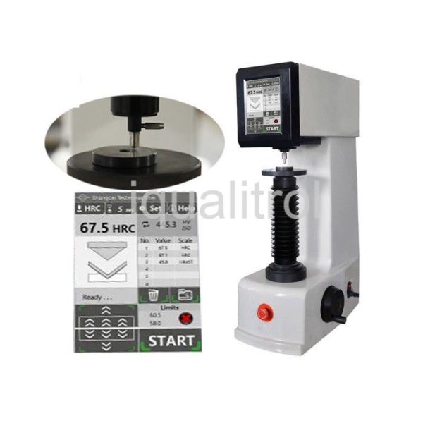 Automatic Rockwell Hardness Testing Machine Twin Hardness Tester With Touch