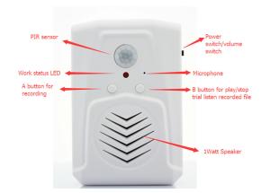 China COMER IR detector voice prompt sound announcer Elevator alarm bell Voice amplifier factory