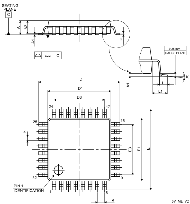STM8S103K3T6C 8-bit MCU 16MHz 8KB Flash 1KB RAM 10-bit ADC 3 Timers UART/SPI/I2C 2.95-5.5V 20-pin TSSOP