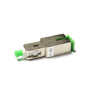 China Singlemode Plug Type Fiber Optic Attenuator SC / APC For FTTX factory