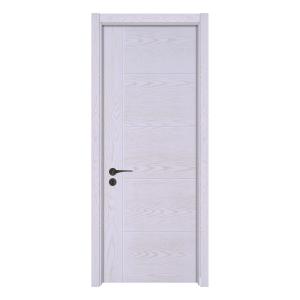 China European Style Red Oak Wood Door Finished MDF Swing ISO9001 factory